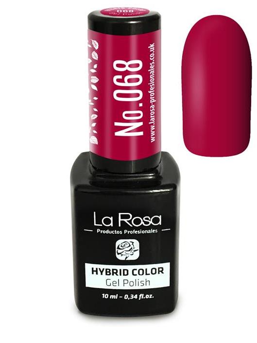 Lakier hybrydowy La Rosa w kolorze karminowy