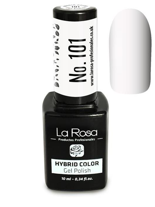 Lakier hybrydowy La Rosa w kolorze białym